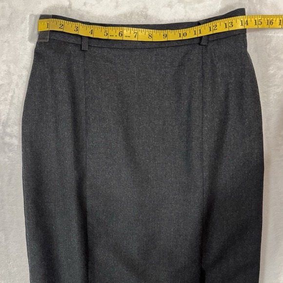 Vintage Talbots‎ Double Breasted Midi Skirt Suit Size 10 8 Wool Gold Button Read - Picture 15 of 16